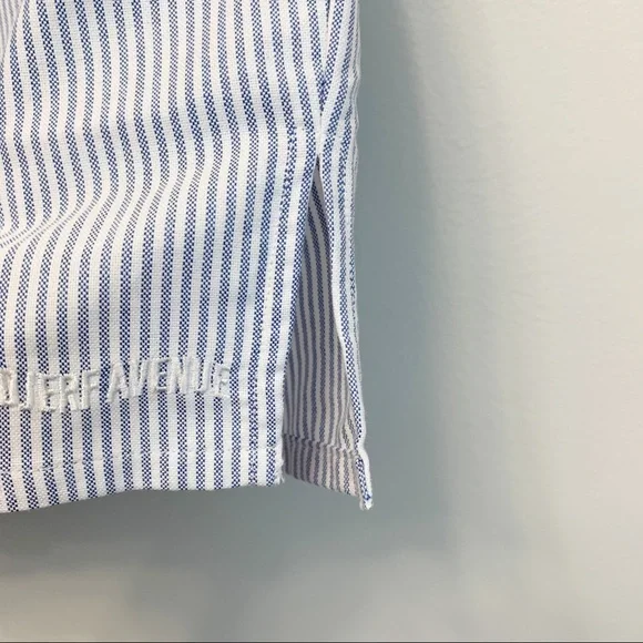 Djerf Avenue Breezy Short Blue Stripe Medium - Picture 8 of 10